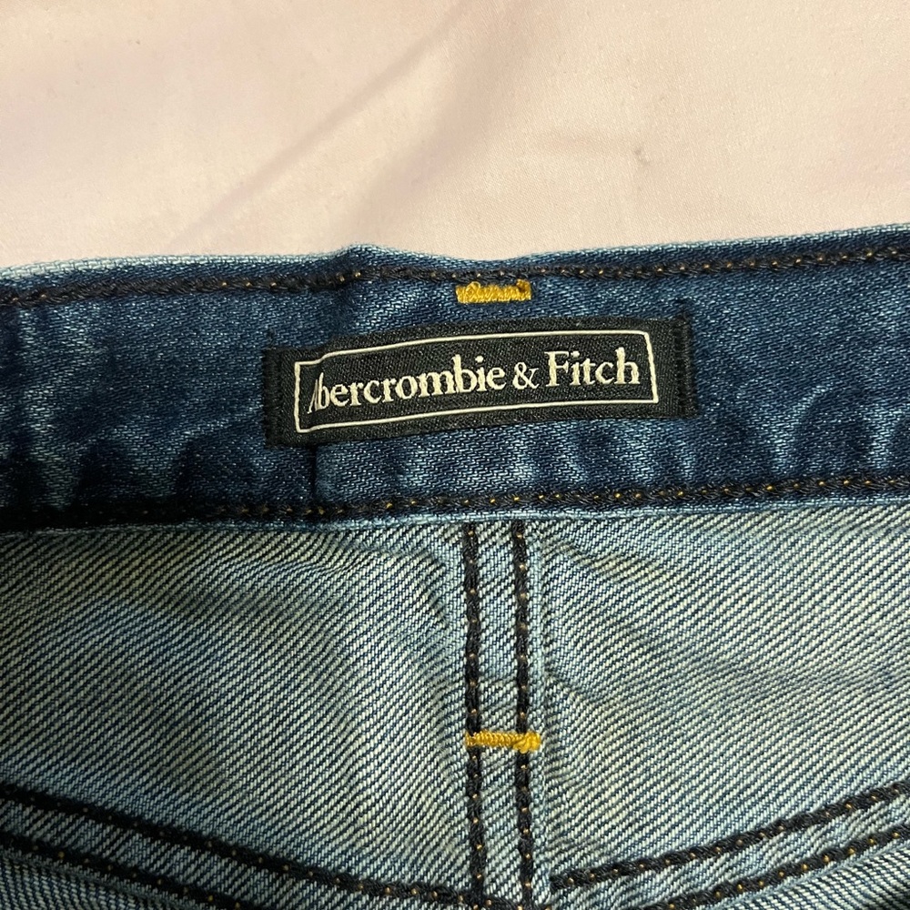 High Rise Ripped Short by Abercrombie & Fitch